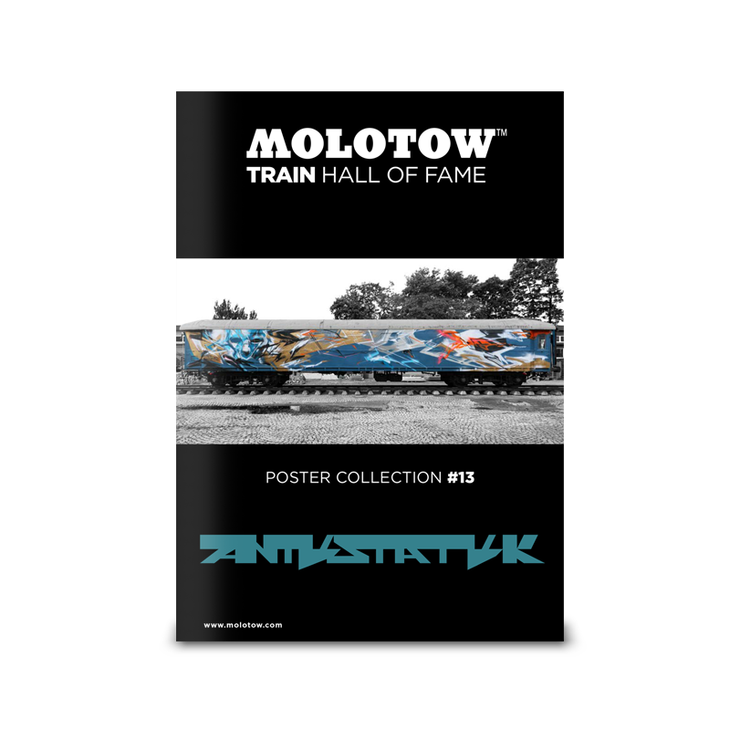 MOLOTOW™ TRAIN POSTER #13 "ANTISTATIK"