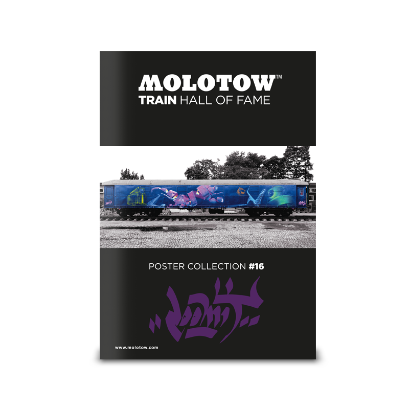 MOLOTOW™ Train Poster #16 "LOOMIT"