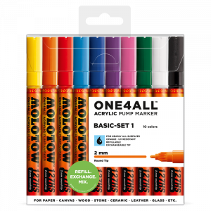 ONE4ALL™ 127HS 2mm 10x - Basic-Set 1 - Clearbox